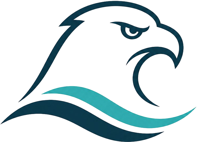 Bregdet.al — Albanian Riviera eagle and wave logo